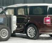 2015 Ford Flex IIHS Side Impact Crash Test Picture